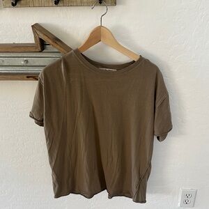 We the Free army green Women's Top